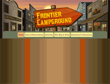 Tablet Screenshot of frontiercampground.com